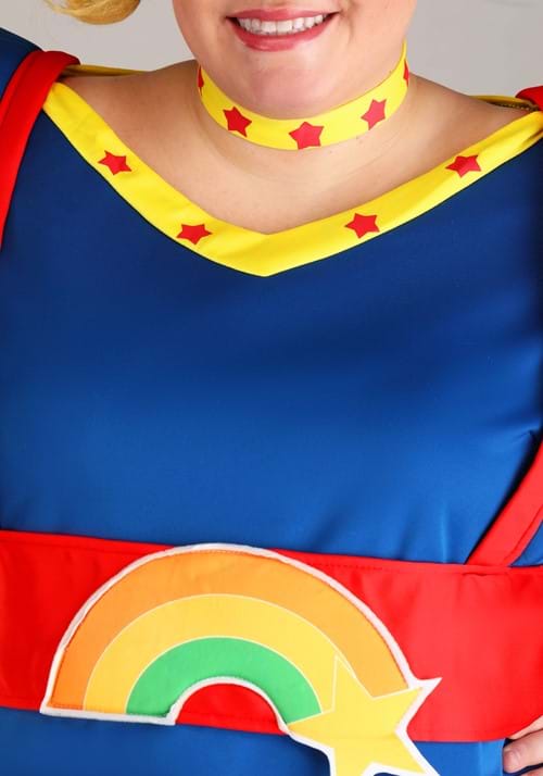 Women's Plus Size Rainbow Brite Costume - US 5162