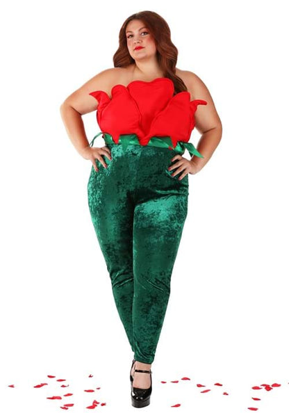 Plus Size Red Rose Women's Costume - US 6321