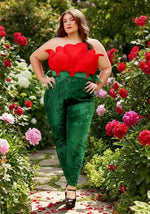 Plus Size Red Rose Women's Costume - US 6321
