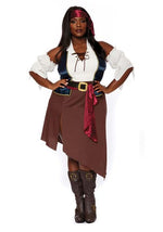 Plus Rogue Pirate Wench Costume for Women - US 0025