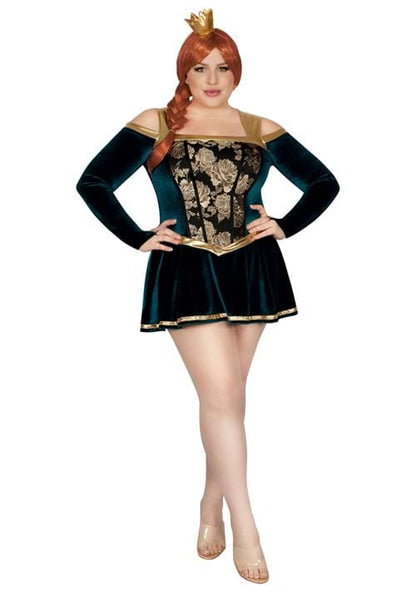 Plus Size Sexy Ogre Princess Costume Dress for Women - US 7876