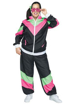 Plus Size 80's Track Suit Costume for Women - US 6787