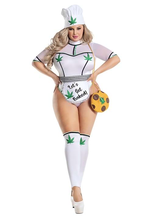Women's Plus Size Baked Chef Costume - US 7528
