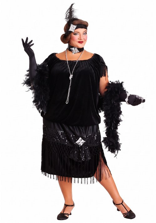 Deluxe Plus Size Chicago Flapper - US 5733