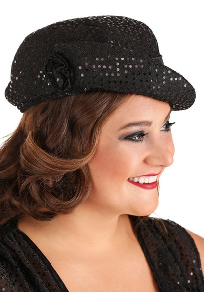 Plus Size Women's Black Jazz Flapper Costume - US 0884