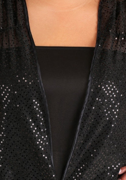 Plus Size Women's Black Jazz Flapper Costume - US 0884