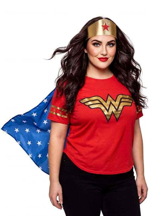 Plus Size Casual Wonder Woman Costume - US 4022
