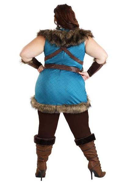 Plus Size Women's Deluxe Valhalla Viking Costume - US 2916