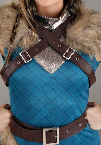 Plus Size Women's Deluxe Valhalla Viking Costume - US 2916
