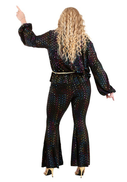 Plus Size Disco Queen Women's Costume - US 5127