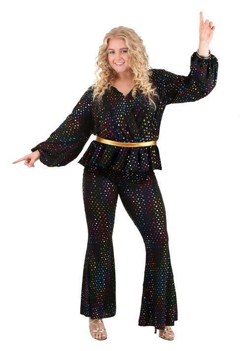 Plus Size Disco Queen Women's Costume - US 5127