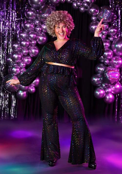 Plus Size Disco Queen Women's Costume - US 5127