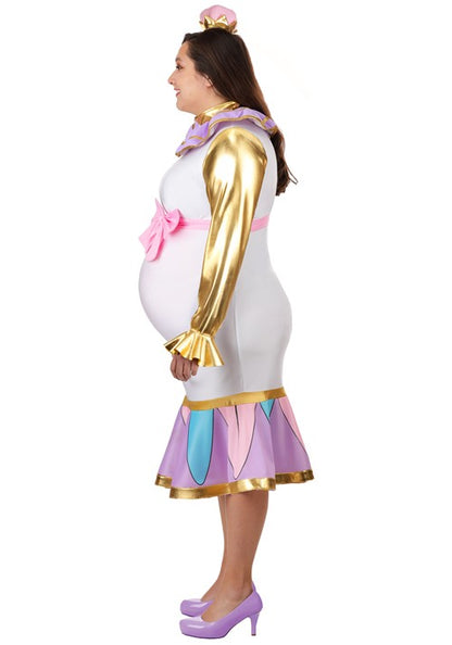 Plus Size Disney Mrs. Potts Maternity Women's Costume - US 5260