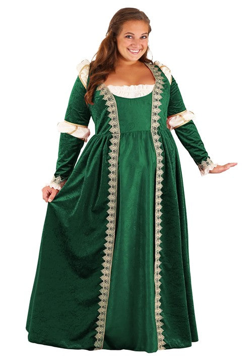 Plus Size Women's Emerald Maiden Costume - US 4650