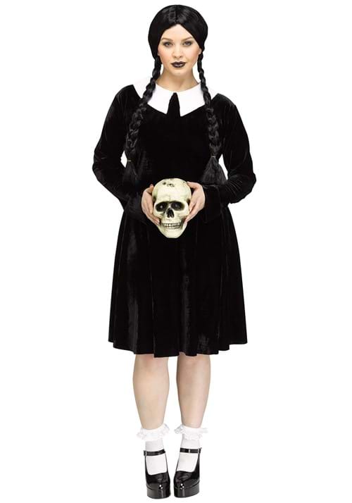Plus Size Gothic Girl Costume Dress for Women - US 3320