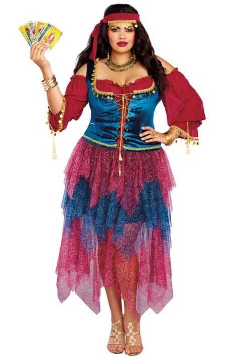 Plus Size Mystical Fortune Teller Women's Costume - US 4893