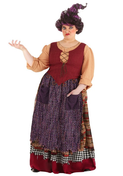 Mary Sanderson Costume for Plus Size Women from Disney’s Hocus Pocus - US 4567