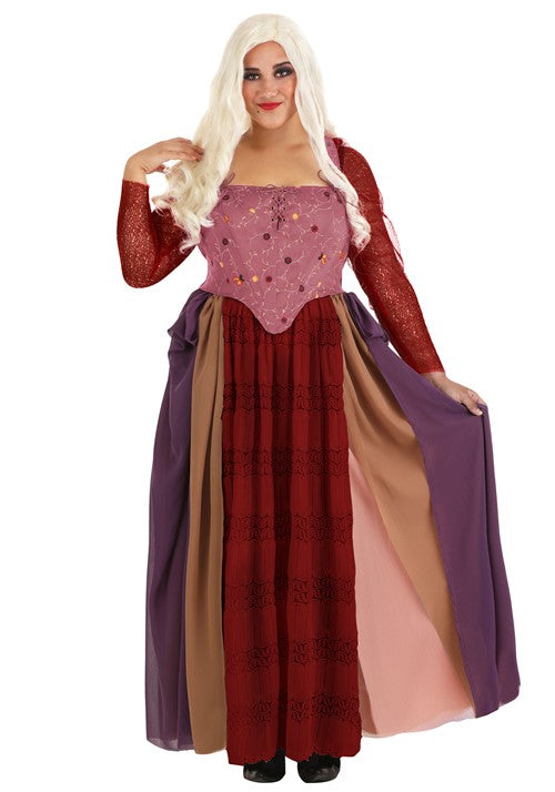 Sarah Sanderson Costume for Plus Size Women from Disney's Hocus Pocus - US 3758
