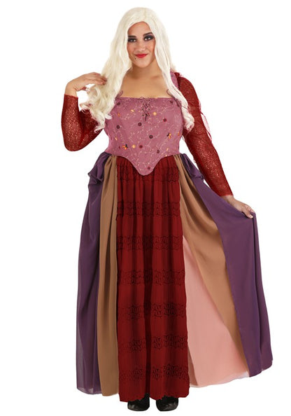 Sarah Sanderson Costume for Plus Size Women from Disney's Hocus Pocus - US 3758