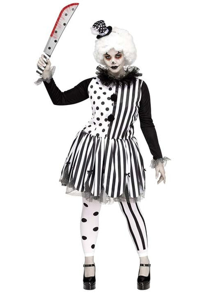 Women's Killer Clown Plus Size Costume - US 3706