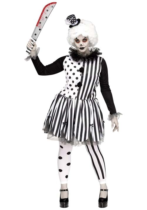 Women's Killer Clown Plus Size Costume - US 3706