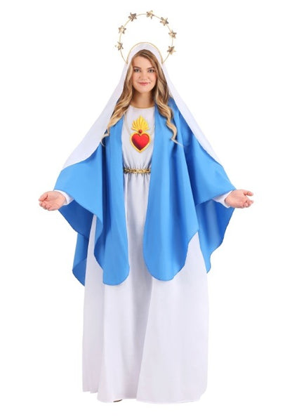 Women's Plus Size Nativity Mary Costume - US 7497