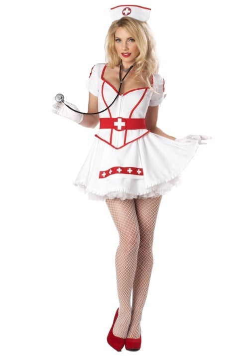 Plus Size Nurse Heartbreaker Costume for Women - US 8916