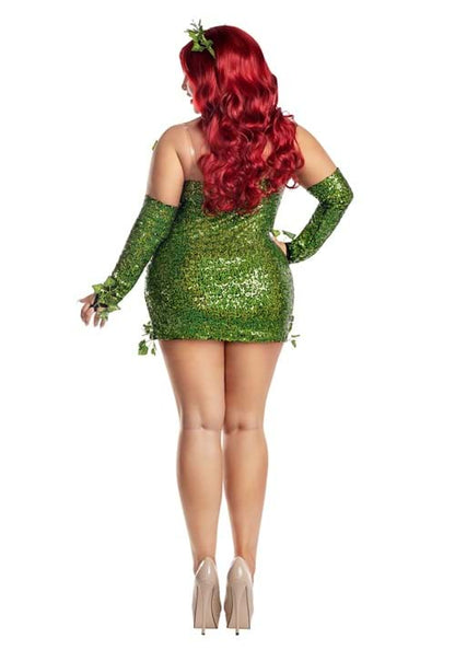 Plus Size Poisonous Villain Women's Costume - US 1592