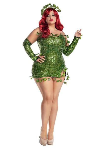 Plus Size Poisonous Villain Women's Costume - US 1592