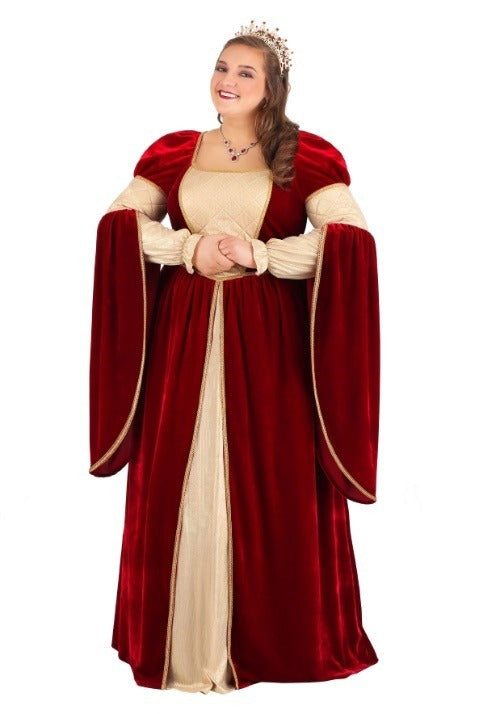 Women's Regal Renaissance Queen Plus Size Costume - US 1179