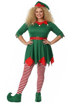 Plus Size Santa's Helper Costume for Women - US 4003