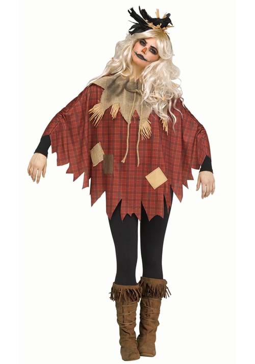 Plus Size Scarecrow Poncho for Women - US 7156