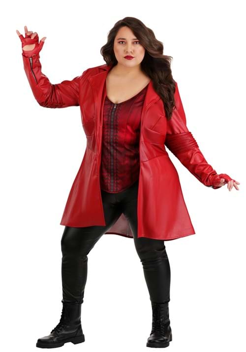 Plus Size Premium Scarlet Witch Costume for Women - US 6173