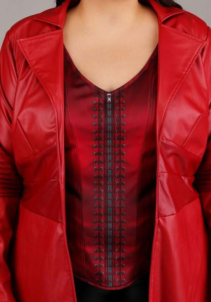 Plus Size Premium Scarlet Witch Costume for Women - US 6173