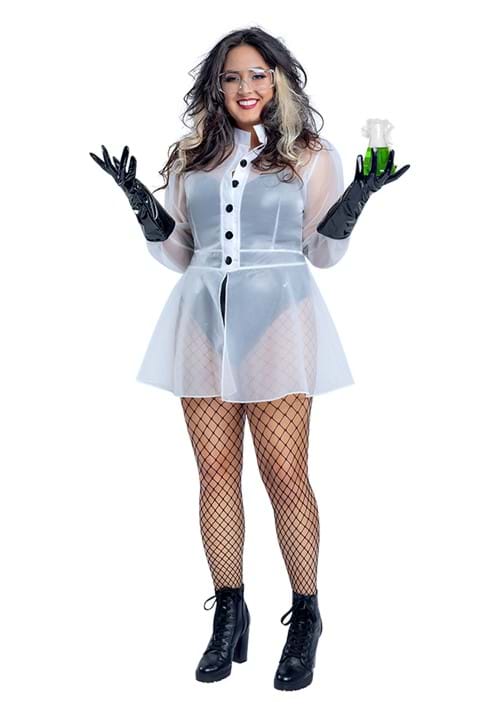 Plus Size Sexy Mad Scientist Costume for Women - US 7498