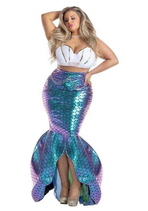 Plus Size Under the Sea Mermaid Women's Costume - US 6754