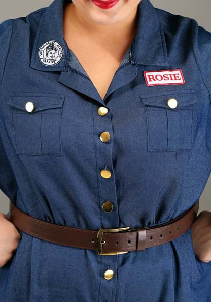 WWII Icon Costume for Plus Size Women - US 9718