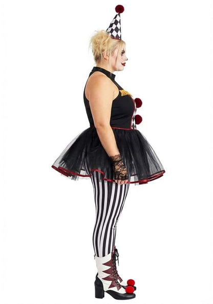 Plus Size Twisted Clown Women's Costume - US 0089