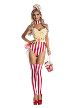 Popcorn Babe Costume for Women - US 7187