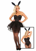 Women's Posh Black Bunny Costume - US 1010