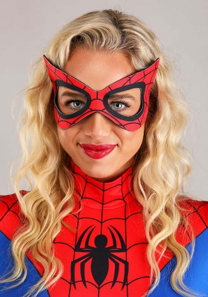 Premium Blue and Red Spider-Man Costume for Women - US 5377