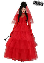 Women's Premium Lydia Deetz Wedding Dress Costume - US 7937