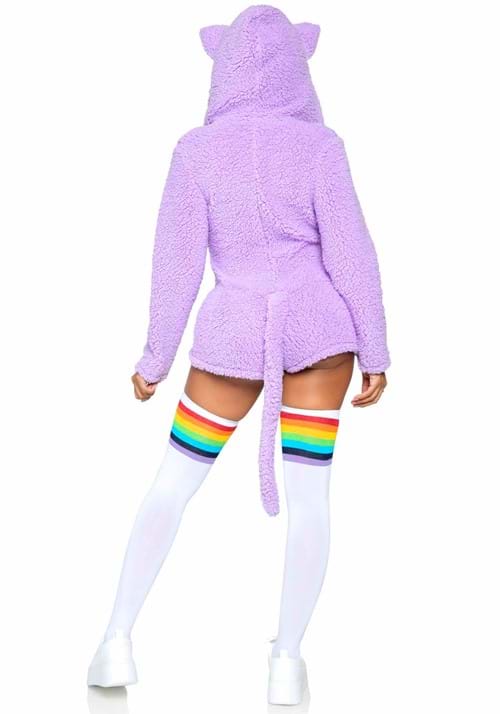 Purple Cuddle Cat Costume for Women - US 5357