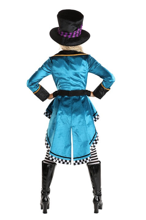 Purple Panache Mad Hatter Costume for Women - US 1899