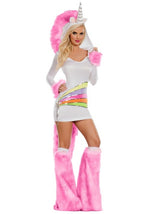 Ladies Rainbow Unicorn Costume - US 3994