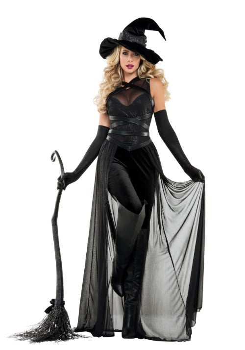 Women's Raven Witch Costume - US 5693