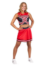 Women's Red Cheerleader Costume - US 9983