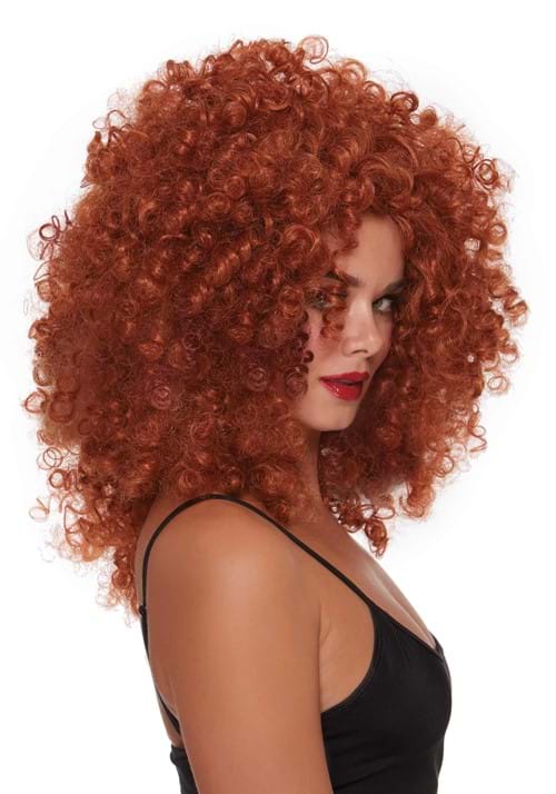 Red Curly Wig for Women - US 9178