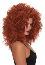Red Curly Wig for Women - US 9178