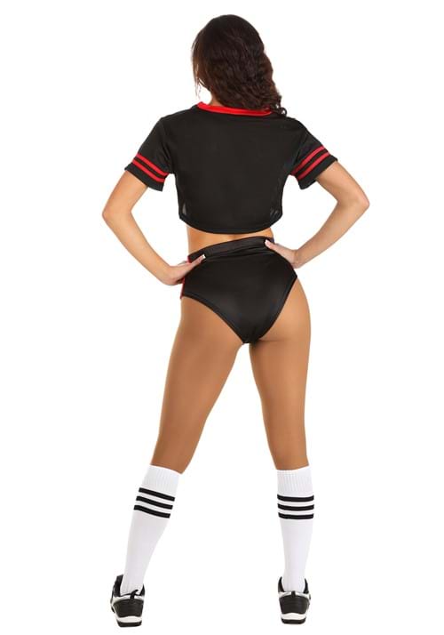 Women's Sexy Red Football Player Costume - US 7118
